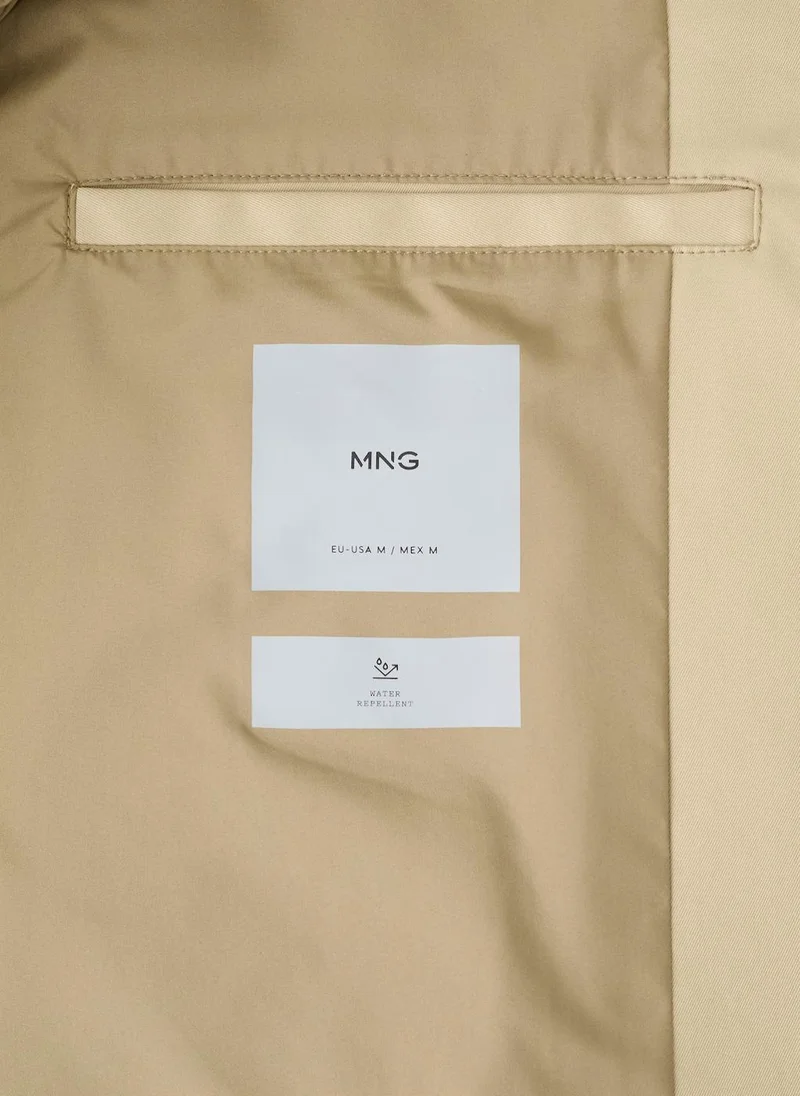 Mango Man  Water-repellent raincoat for Men | Best Price UAE